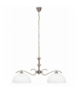 Lampa wisząca Aurelia E-27 2x max 60W brąz biała Rabalux 7139