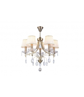 Żyrandol Claudia E27 5x40 bronze Rabalux 7279