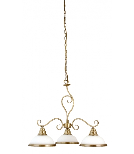 Żyrandol Elisett E27 3x60W mosiądz ant. Rabalux 2753