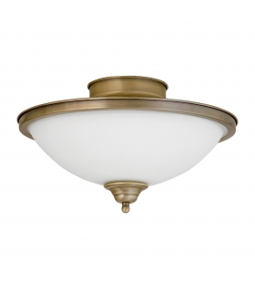 Plafon Elisett E14 2x40W mosiądz ant. Rabalux 2759
