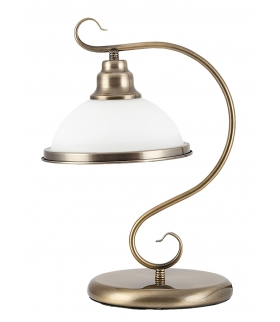Lampa stołowa Elisett E27 60W mosiądz ant. Rabalux 2752