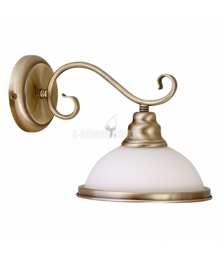 Kinkiet Elisett E27 60W mosiądz ant. Rabalux 2751