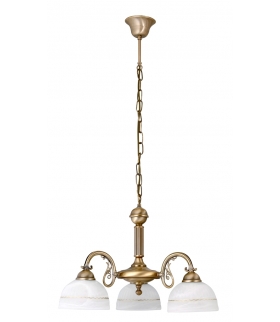 Żyrandol Flossi E27 3x40W 3-ramienny brąz Rabalux 8813