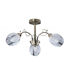 Żyrandol Joel E-27 3x60W brąz Rabalux 2270