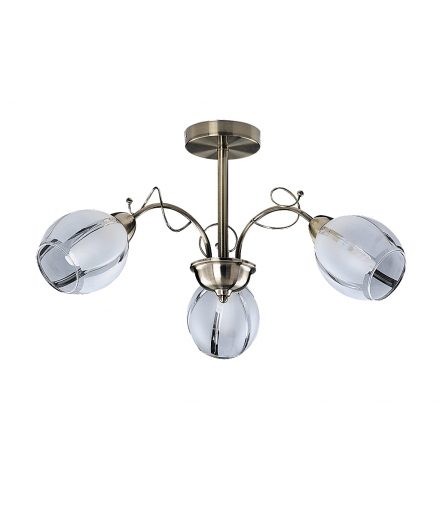 Żyrandol Joel E-27 3x60W brąz Rabalux 2270