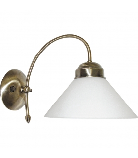 Kinkiet Marian E-27 1x60W mosiądz ant. Rabalux 2701