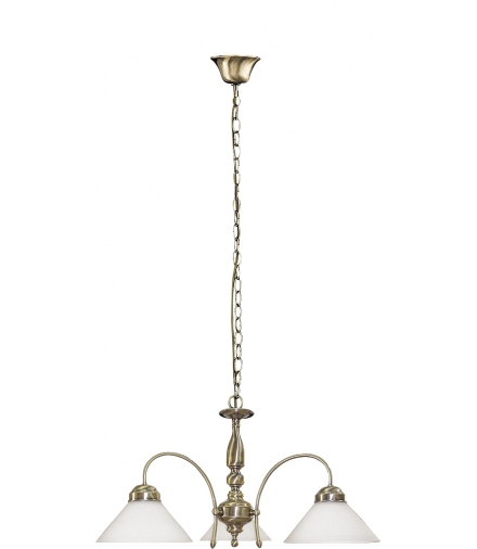 Żyrandol Marian E27 3x60W mosiądz ant. Rabalux 2703