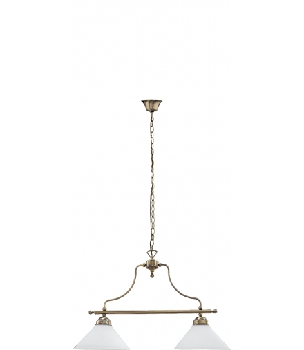 Lampa wisząca Marian E27 2x60W mosiądz ant. Rabalux 2707