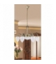 Żyrandol Maya E27 2x60W+E14 6x40W brąz Rabalux 8536