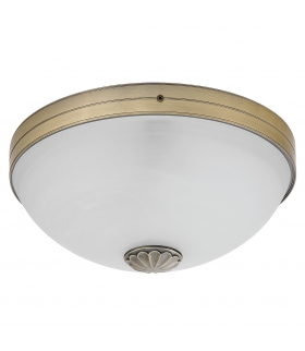 Plafon Orchidea E27 2x60W brąz Rabalux 8558