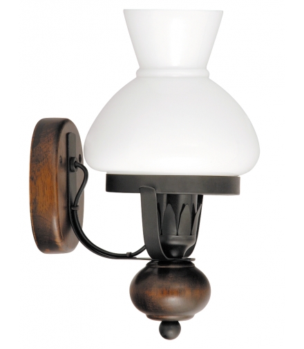 Kinkiet Petronel E27 1x60W czarny mat Rabalux 7077