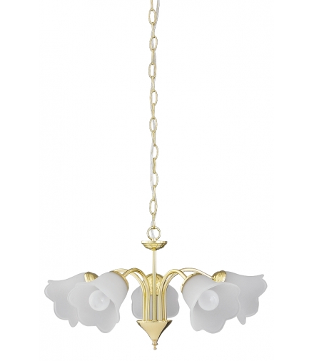 Żyrandol Rafaella E14 5x40W złoty Rabalux 7235