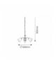 Żyrandol Rafaella E14 3x40W chrom Rabalux 7243