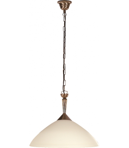 Lampa wisząca Regina E27 1x60W brąz klosz krem Rabalux 8176