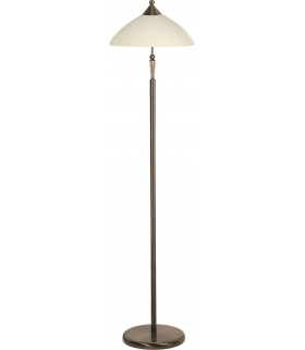 Lampa stojąca Regina E27 1x60Wbrąz klosz krem Rabalux 8178