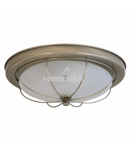 Plafon Sudan D44 E27 60W mosiądz ant. Rabalux 7995