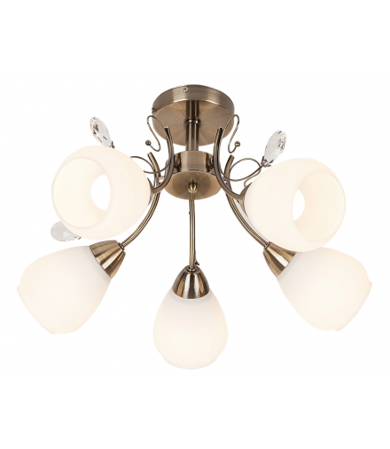 Żyrandol Susan E27 5x60W brąz Rabalux 7045