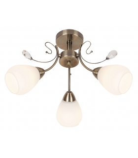 Żyrandol Susan E27 3x60W brąz Rabalux 7043