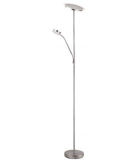 Lampa podłogowa Aaron 40LED 18W, 18LED 5W IP20, chrom satyna Rabalux 4162
