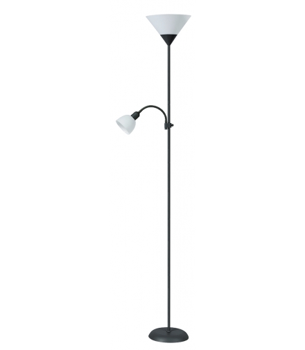Lampa podłogowa Action czarna biała Rabalux 4062