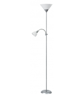 Lampa podłogowa Action chrom biała Rabalux 4064