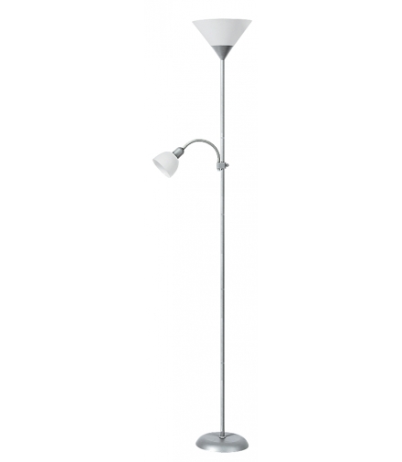 Lampa podłogowa Action chrom biała Rabalux 4064