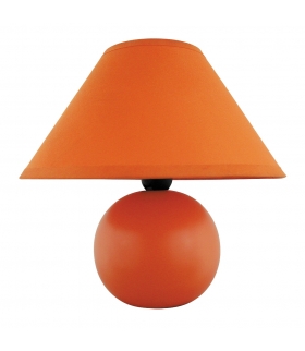 Lampka ceramiczna Ariel E14 40W pomarańczowa Rabalux 4904