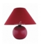 Lampka ceramiczna Ariel E14 40W bordowy Rabalux 4906