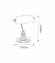 Lampka biurkowa Bank E27 1x60W brąz Rabalux 4038 bankierska