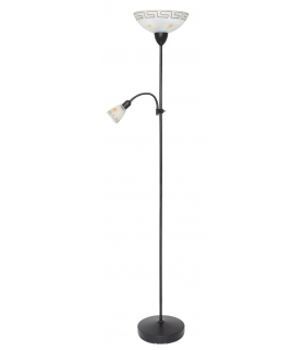 Lampa podł. Etrusco E27 1x100W E14 1x40W brąz Rabalux 6968