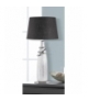 Lampka stołowa Evelyn E27 1x 40W srebrna czarna Rabalux 4390