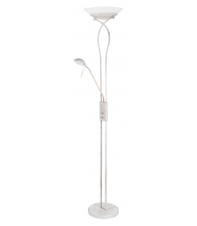Lampa podłogowa Gamma E27 15W G9 40W biały antyczny biały Rabalux 4555