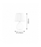 Lampa stołowa Ingrid E14 1x40W Rabalux 4475
