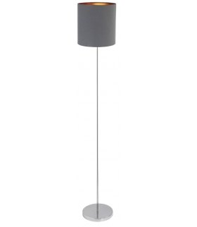 Lampa podłogowa Monica E27 1x60W szary złoty chrom Rabalux 2539