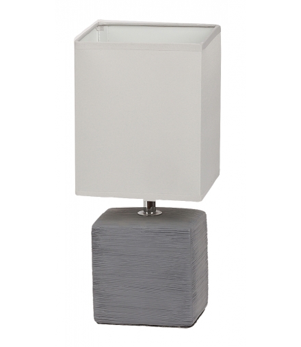 Lampka stołowa Orlando E14 1x40W popielaty Rabalux 4458