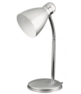 Lampka biurkowa Patric E14 1x40W srebrna Rabalux 4206