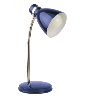 Lampka biurkowa Patric E14 1x40W niebieska Rabalux 4207