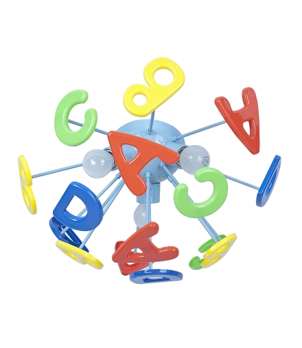 Żyrandol ABC E-14 3x40W wielokolorowy Rabalux 4608