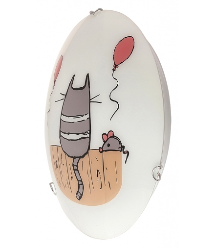 Plafon Cathy E27 60W 400mm biały Rabalux 4558