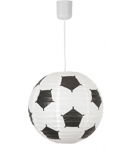 Klosz, abażur papierowy Frankie biały czarny Rabalux 4470