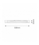 Oprawa podszafkowa Band Light G13 T8 1x15W biała Rabalux 2302