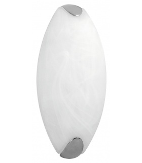 Kinkiet Opale E27 1x60W chrom alabaster Rabalux 5726