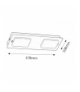 Lampa łazienkowa Ruben LED 2x4,5W chrom Rabalux 5723