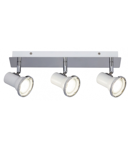 Lampa łazienkowa Steve 3x4, 5W GU10 biel chrom Rabalux 5499