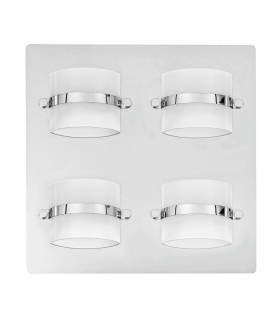 Kinkiet łazienkowy Tony LED 4x5W IP44 chrom Rabalux 5492