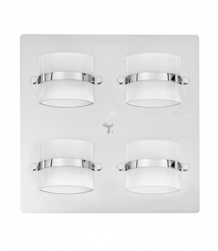 Kinkiet łazienkowy Tony LED 4x5W IP44 chrom Rabalux 5492