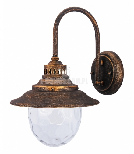 Kinkiet Barcelona E27 60W złoto antyczne Rabalux 8677