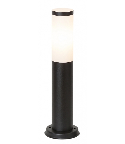 Słupek ogrodowy Inox torch E27 1x15W czarny mat 45cm Rabalux 8147
