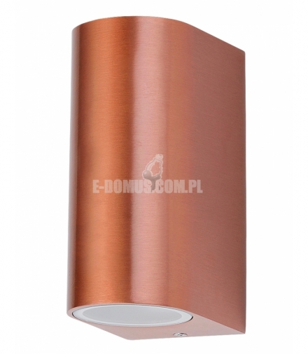 Kinkiet ogrodowy Chile GU10 2x35W, miedziany Rabalux 8100