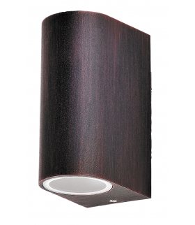 Kinkiet ogrodowy Chile GU10 2x35W, brąz antyczny Rabalux 8019